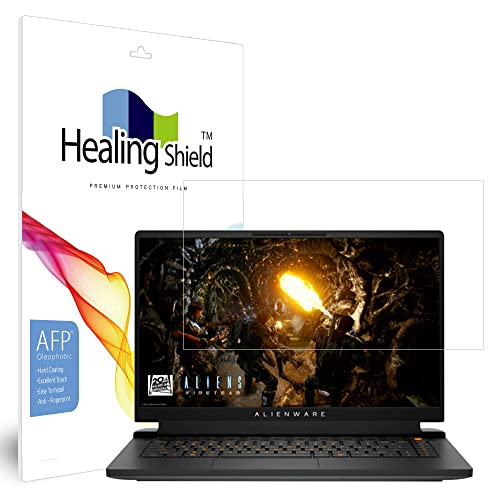 Muellery Healingshield スキンシール液晶保護フィルム Screen Protector Oleophobic AFP Clear Film Compatible with Dell Alienware M15 R6 PHAF1667_