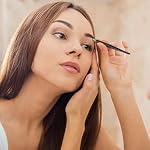 2-Pack Tweezers for Eyebrows, Facial Hair, Ingrown Hair Removal, Slant and Point Tip Tweezer Set for Women and Men, Professional Stainless Steel Precision Eyebrow Plucking Grooming with Case - Black - Image 4