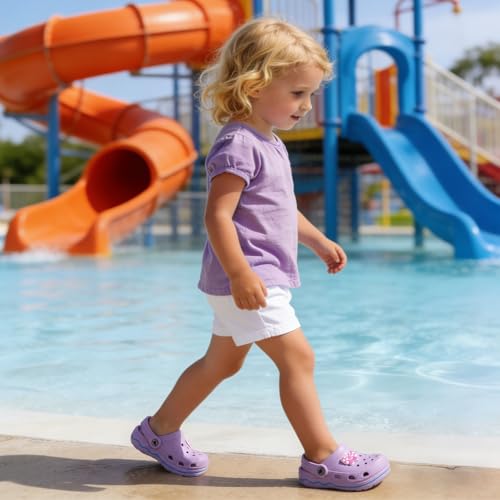 Image of Casazoe Toddler Garden Clogs Boys Girls Slip On Shoes Summer Outdoor Slides Sandals Baby Beach Pool Shoes