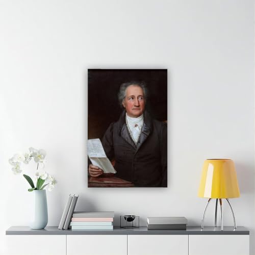 Art mural Goethe peintures de collection sur toile texturée - 6