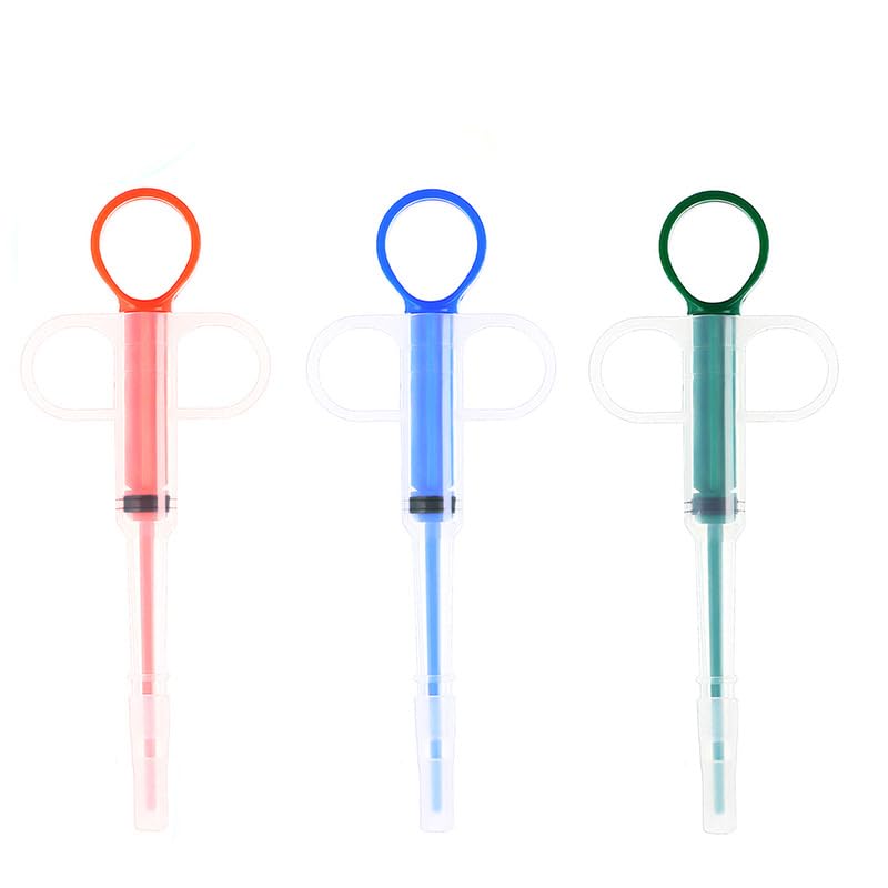 GIEEU Pet Pill Plunger Popper, 3-Pack Reusable Cat Tablet Dispenser