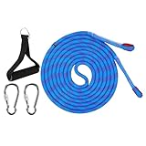 Große Stabilität: Mit robustem Karabiner und solidem Design verfügt dieses Fadenseil über eine Verriegelungsfunktion, wodurch es fest und rutschfest ist und Ihre Sicherheit optimiert.