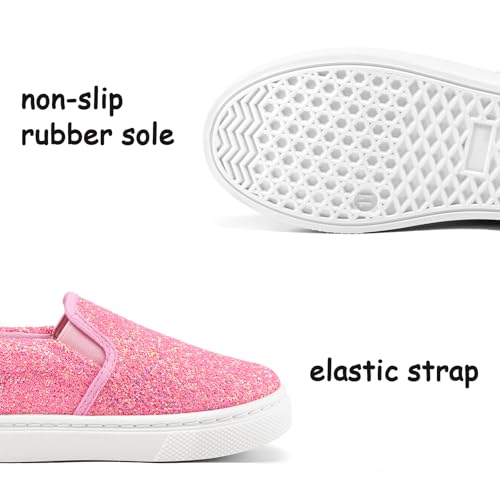 Image of K KomForme Toddler Sneakers for Girls Boys Slip On Canvas Walking Shoes | Lightweight, Comfortable