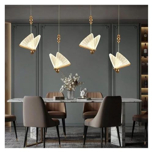 Lustre moderne papillon rotatif en version longue, suspension d'exception de taille small - 6
