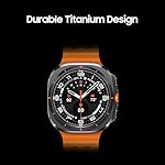 Samsung Galaxy Watch Ultra 47mm LTE AI Smartwatch w/Energy Score, Wellness Tips, Heart Rate Tracking, Sleep Monitor, Fitness Tracker, GPS, 2024,Titanium Silver [US Version, 1Yr Manufacturer Warranty] - Image 3