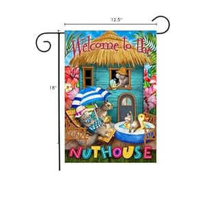 Summer Nuthouse Humor Garden Flag 125 x 18 Briarwood Lane