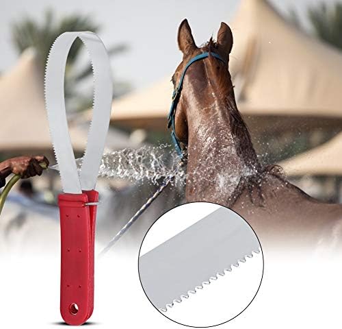 Stainless Steel Shedder Scraper Tool Shedding Blade Horse Grooming Non Slip Handle Applicable for Horses and Ponies — view 7