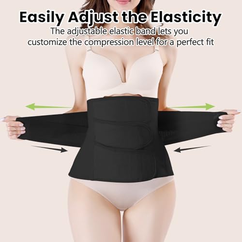 Image of Postpartum Girdle C-Section Recovery Belt Back Support Belly Wrap Belly Band Shapewear