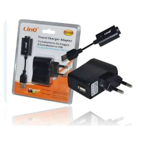 Oise Art Store Trade Shop - Alimentatore Caricabatterie Porta Usb Cavo Per Sigaretta Elettronica Ego T-Eu02