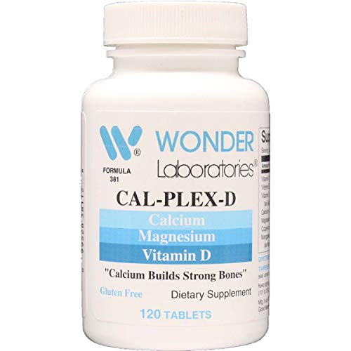 Wonder Laboratories Cal-Plex-D | Calcium Magnesium Vitamin D3 + Other Essentials For Strong Bones, Muscle Support, And Immune Support* #TOP24