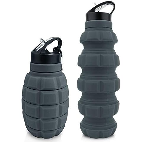 Botella de agua plegable sin BPA de 580 ml de PenghaiYunfei Cover