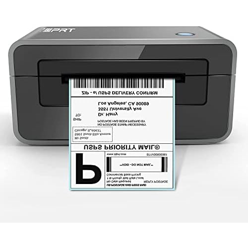 iDPRT Thermal Label Printer SP310 - Label Maker with Auto Label Detection, Support 1"-3.15" Print Width, Windows&Mac, Suitable for Barcode, Address, Filling and Storing for Home, Office&Smal