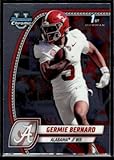 2024 Bowman University Chrome #156 Germie Bernard Alabama Crimson Tide RC Rookie NCAA Football Trading Card