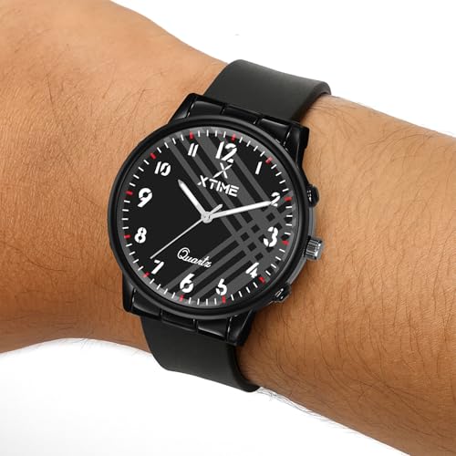 Image of XTIME Analogue Wrist Watch Round Dial & Softest Resin Strap for Men's & Boys