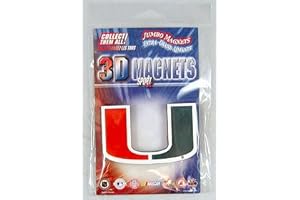NCAA Miami Hurricanes Magnet Jumbo 3D