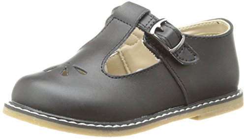 Baby Deer Stichout TS T-Strap Sandal (Infant/Toddler/Little Kid),Black,12 M US Little Kid