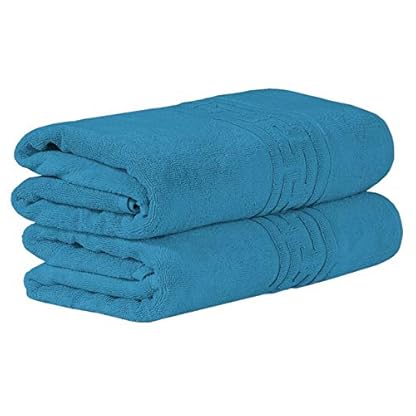 Indus Textiles Handtuch-Set, 2 Badetücher, 2 Handtücher und 4 Waschlappen, 700 g/m², 100 % ägyptische ringgesponnene…