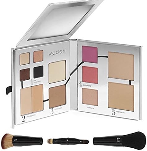 Woosh Beauty The Fold Out Face W/Secret Brush Set #2 Medium Light