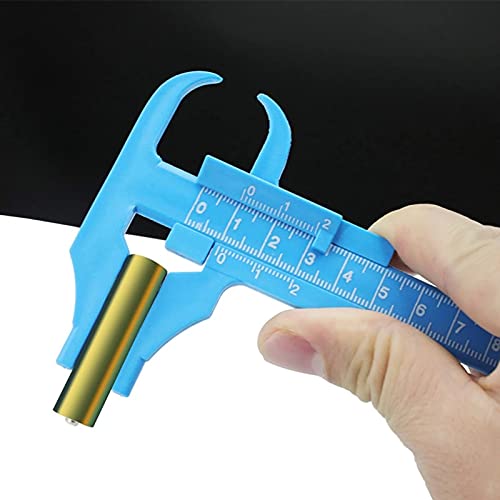 Calibrador Vernier Plástico 0-100mm para medir diámetros y profundidades miniatura 2