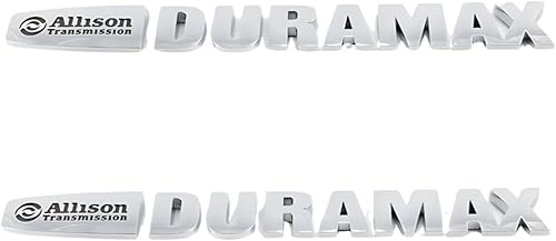 Miniatura 8 de Duramax - Emblemas de insignia de 2 piezas en cromo con azul para modelos Silverado, Sierra y Canyon 2007-2020, apto para capó, compatible con