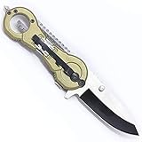 G8DS Einhandmesser EDC Klappmesser Handschelle Gold