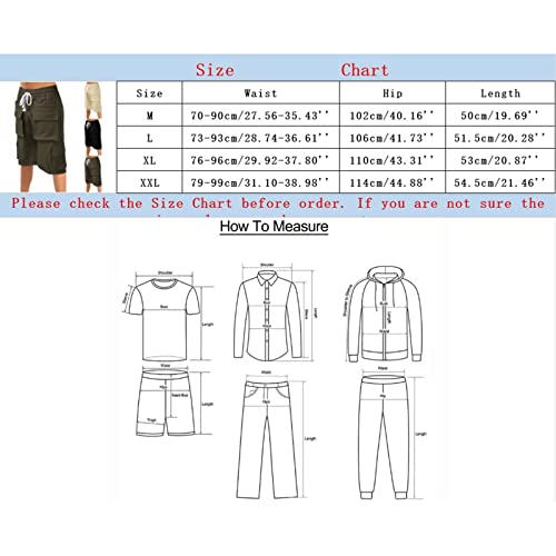 Heren Casual Werk Cargo Shorts Katoen Chino Zomer Half Broek - Afbeelding 5