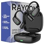 Raycon Essential Open Earbuds – True Wireless Open Ear Bluetooth 6.0 Headphones, Ultra-Lightweight, Comfort Hook Design, IPX5 Water Resistant, 36 Hours of Battery Life (Black)