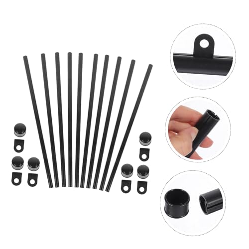 Soesfoufu 14254H011BMS 1 Set Painting Pole Posters Hangers Household Poster Frame Scroll Frame Poster Hanger Clips Plastic Frames Dowel Poster Hanger Wall Scroll Hanger Painting Hanging Tool Black Abs thumb #8