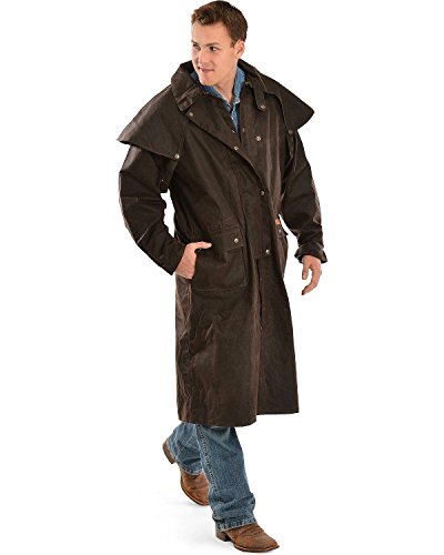 Outback Trading Duster Mens Low Rider Waterproof Oilskin Snaps 2042