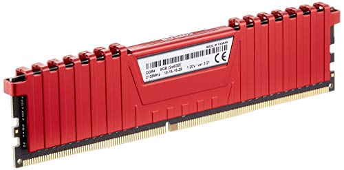 Image of Corsair Vengeance LPX 8GB DDR4 DRAM 2133MHz C13 Memory Red Kit for Systems