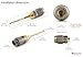 Nakamichi FanLock Excel Series 24k Gold Plated 2mm Flex Pin Banana Plugs 10 AWG - 18 AWG Gauge Size for Spring Clip Terminal Speakers Amplifier Hi-Fi Wire Cable Quick Connector, 8 Pcs (4-Pairs)