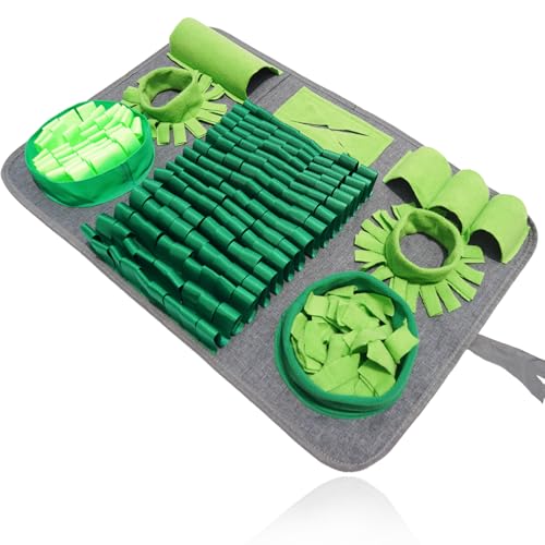 HDOELGP Schnüffelteppich Hund Haustier schnüffelmatte Interaktives Hundespielzeug Bestes Material Extrem haltbar Intellektuelles Spielzeug für Hunde rutschfest Slow Feeder (44 * 66cm)