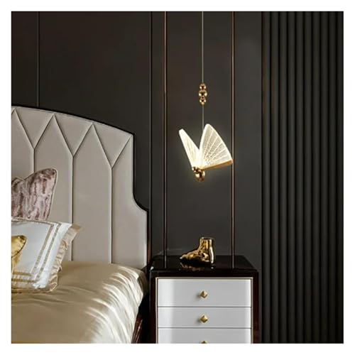 Lustre moderne papillon rotatif en version longue, suspension d'exception de taille small