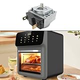 Temporizador de cocción de doble duración compatible con ollas a presión eléctricas, arroceras y hornos con temporizador de campana para un fácil control (60 minutos)