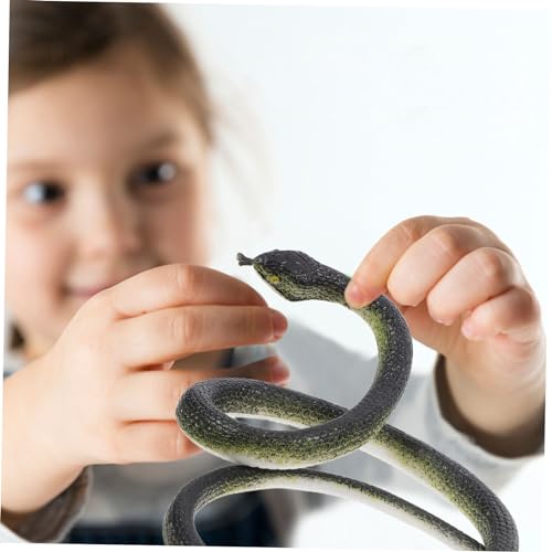 FELTECHELECTR 1 Set Mischievous Snake Random Stuff Clog Realistic Snake Snakes Cone Golf Balls Fake Snake Fart Spray Kit Drain Supersoft Impossible Vice Robo JIT Plus Pranks Goo Grey PVC - Thumbnail 5