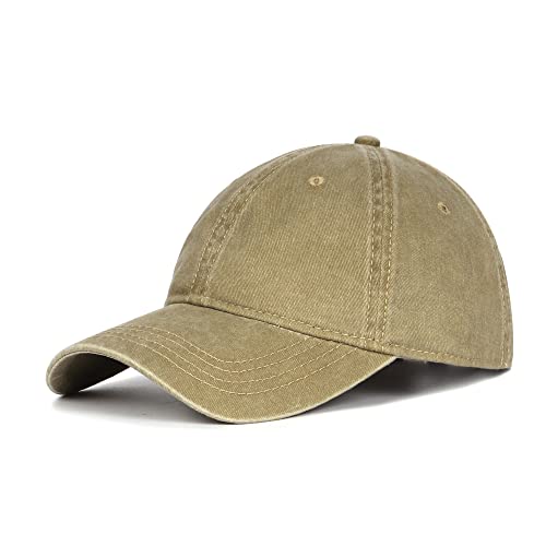 Adjustable Small Washed Baseball Caps Men And Women,Vintage Low Profile Unstructured Classic Cool Baseball Hat #TOP10
