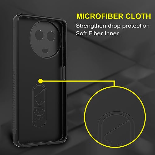 Image of Zapcase Back Case Cover for Realme Narzo 60X 5G | Compatible for Realme Narzo 60X 5G Back Cover | Liquid Silicon Magic Case with Camera Protection | Black