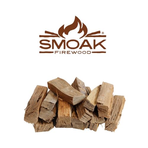Smoak Firewood Cooking Wood Mini Splits - USDA Certified Kiln Dried (White Oak, 5-6in Tiny Pizza Oven Wood) for Portable Pizza ovens or MESA Solo Stove(729 Cubic Inches)