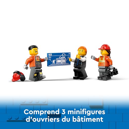 Lego City La Pelleteuse De Chantier Jaune 60420 Lego La Boîte - vue 9