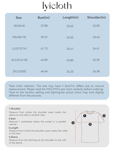 Image of Women's Summer Short Sleeve Eyelet Tops Daily Casual Crewneck T Shirts Elastic Waist Smocked Blouses