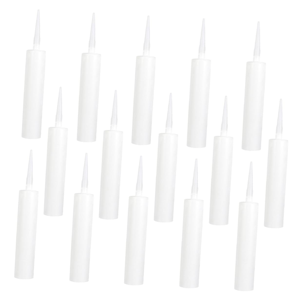 Holibanna 15 De Sellador Vacíos Tubos De Sellador De Lechada Reutilizables Tubos De Sellador Rellenables Tubos De Sellador De Calafateo Vacíos Tubos De Sellador De Calafateo