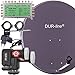 Produktbild DUR-line MDA 90 Anthrazit - Digitale 8 Teilnehmer Satellitenschüssel Komplett-Anlage mit Premium Multischalter und LNB [Camping, Astra 19,2°, DVB-S/S2, Full HD, 4K, 3D]