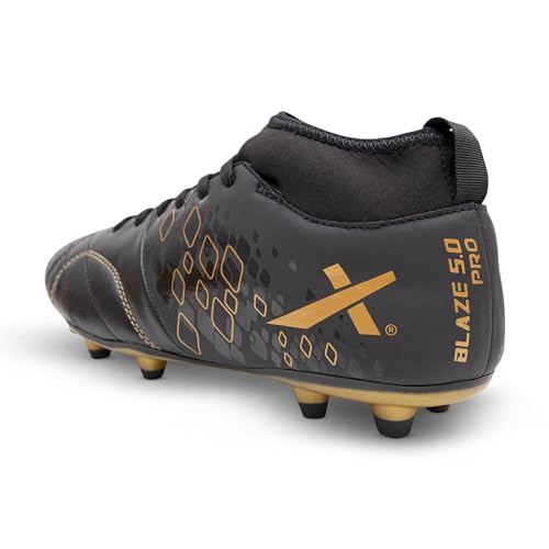 Image of Vector X Men's Blaze Series Football Shoes with TPU /Synthetic Leather Upper|Comfortable Soccer Sports Shoe |Footwear Studs for Adult, Men & Boys | Walking |Lace-Up