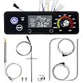 Upgraded Digital Control Board Replacement Parts AC03P9, PB1100PS1-A003 for Pit Boss Pellet Grill Smokers PB440D2/PB1150G/PB850G/PB550G/PB820/Pro1100 Controller with Meat Probe, RTD Sensor, Igniter