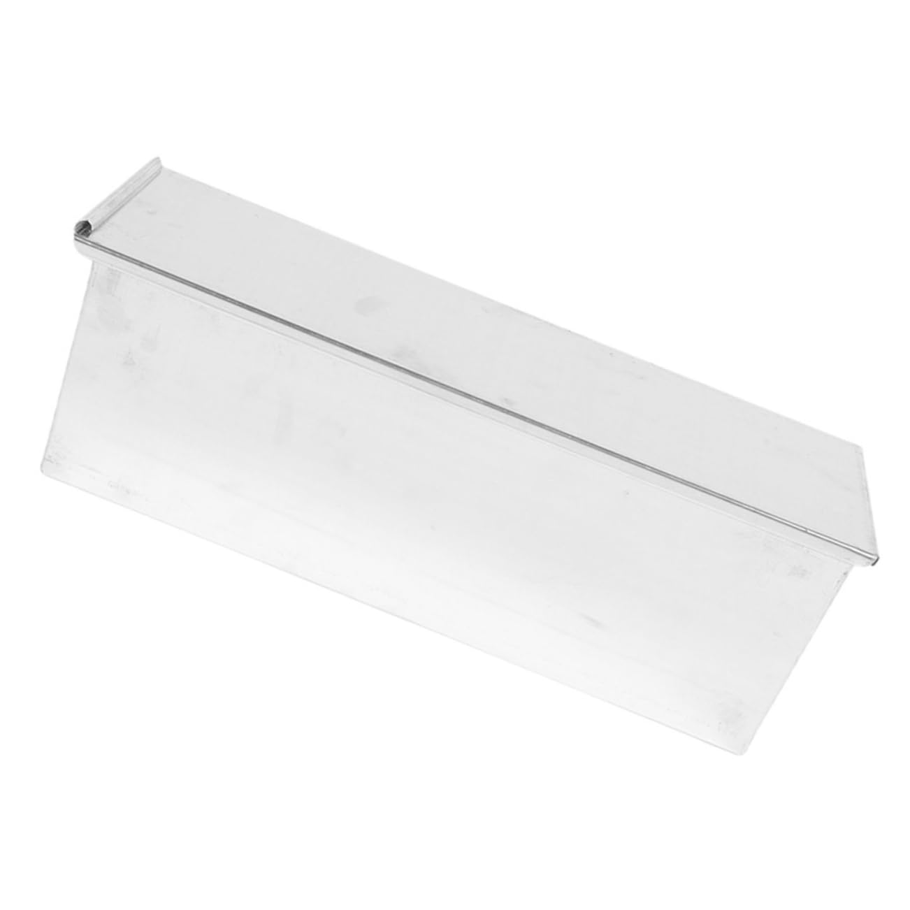 MAGICLULU 2 Piezas caja de tostadas bandeja para hornear pan lata de pan molde para pan tostado moldes de pan pequeños moldes para pan molde para pan con tapa aleación de aluminio Silver