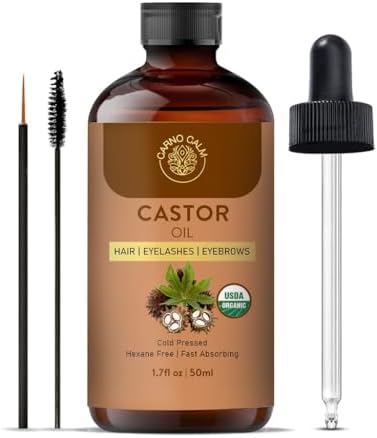 Olio di ricino – 100% puro olio vettore | Ideale per capelli, cig...