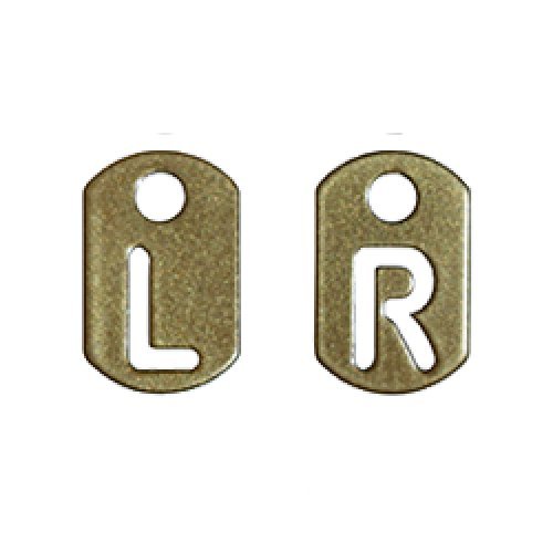 Radiography Tablet Markers L and R for Radiographers Gold