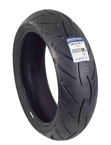 Metzeler Sportec M5 Front and Rear Motorcycle Radial Sport Bike Tires Set (120/70ZR17 Front 190/50ZR17)