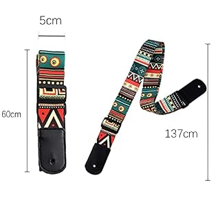haihaz,Ukulele Sangle Epaule Réglable,sangle de guitare polyester impression couleur, Vintage Sangles,5cm Largeur et… - Les Beatles, Paul McCartney, John Lennon, RIngo Starr, George Harrison haihaz,Ukulele Sangle Epaule Réglable,sangle de guitare polyester impression couleur, Vintage Sangles,5cm Largeur et… – Image 2