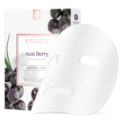 Acai Berry Pürüzsüzleştirici 3'lü Kağıt Maske